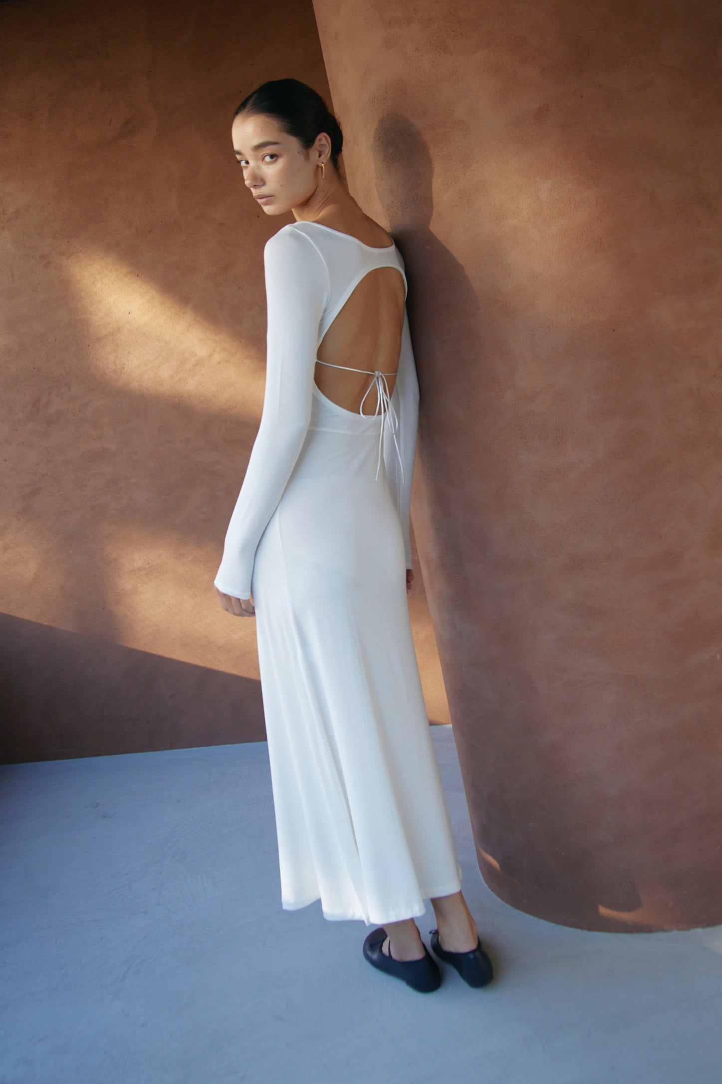 Collagen Open Back Dress – determ;