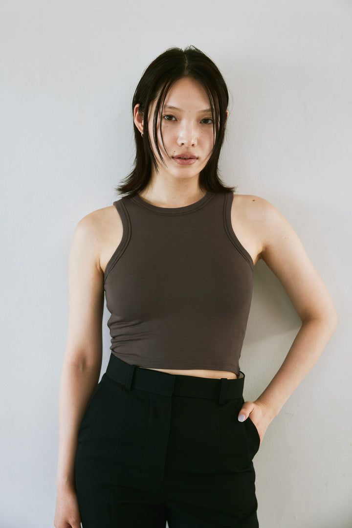 Collagen Cropped Tank with Cups
