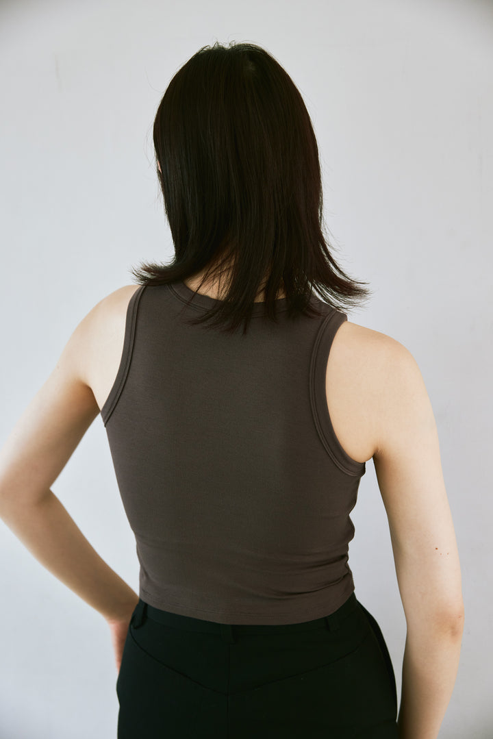 Collagen Cropped Tank with Cups