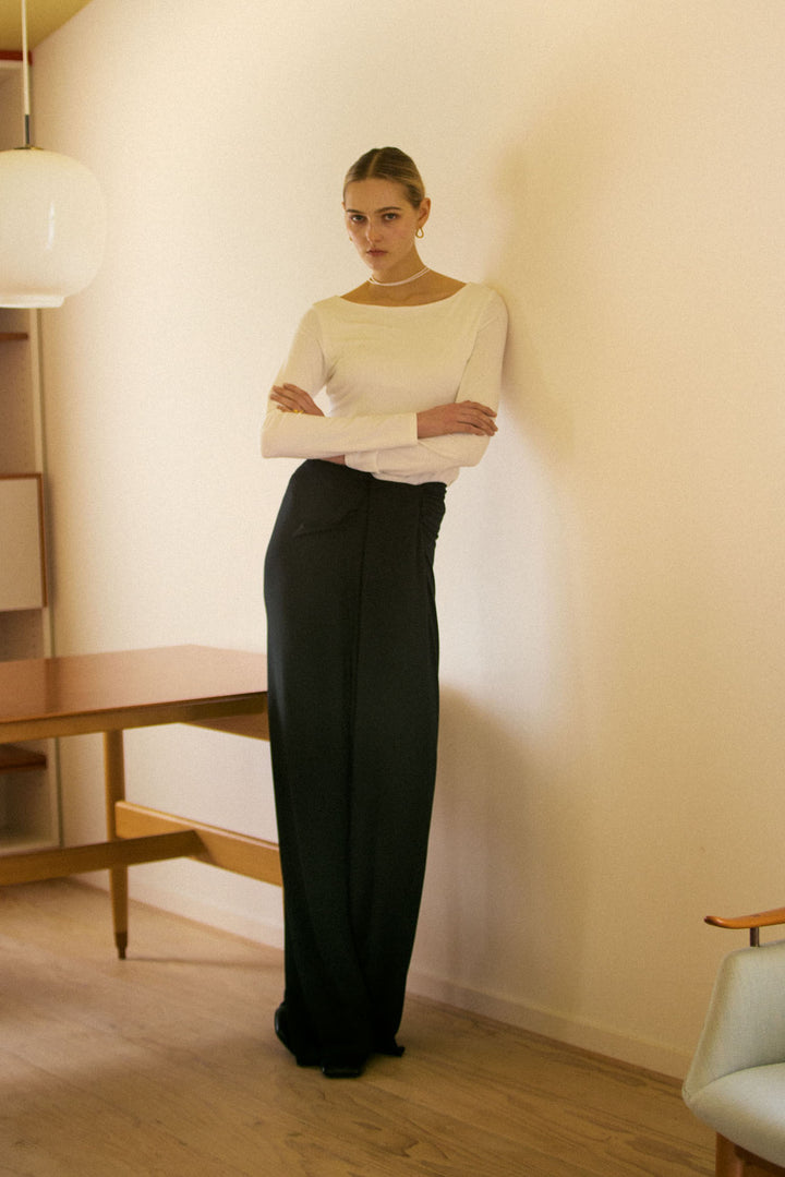 Collagen Draped Knot Pants