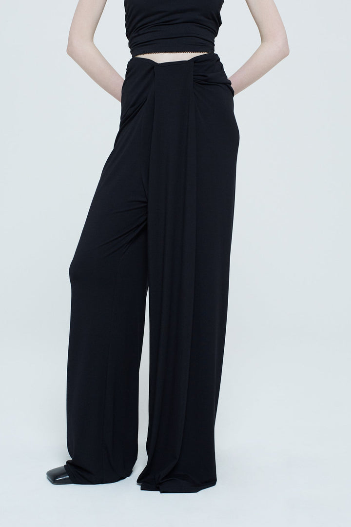 Collagen Draped Knot Pants