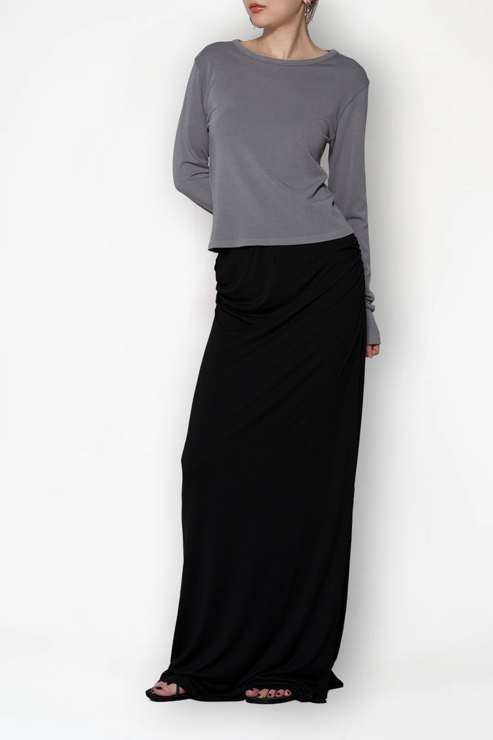 Collagen Ribbed Long Sleeve T-Shirt