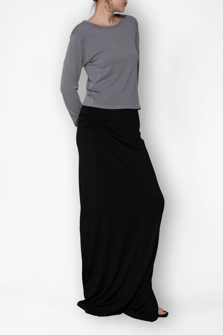 Collagen Ribbed Long Sleeve T-Shirt