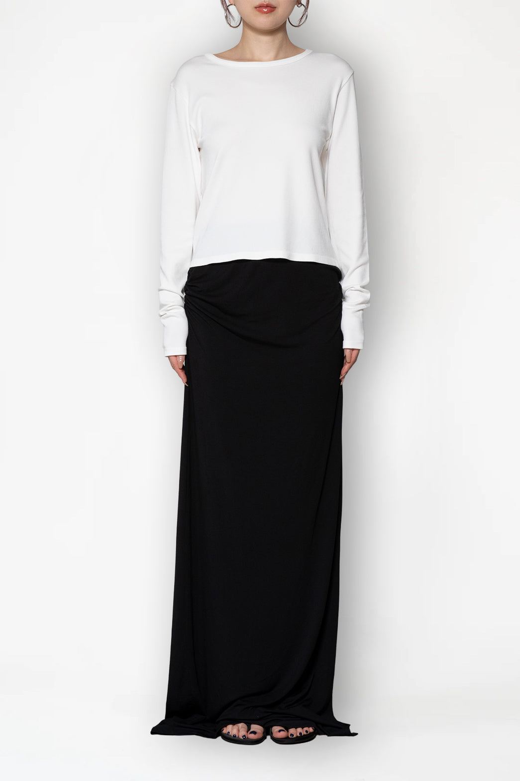 Collagen Ribbed Long Sleeve T-Shirt