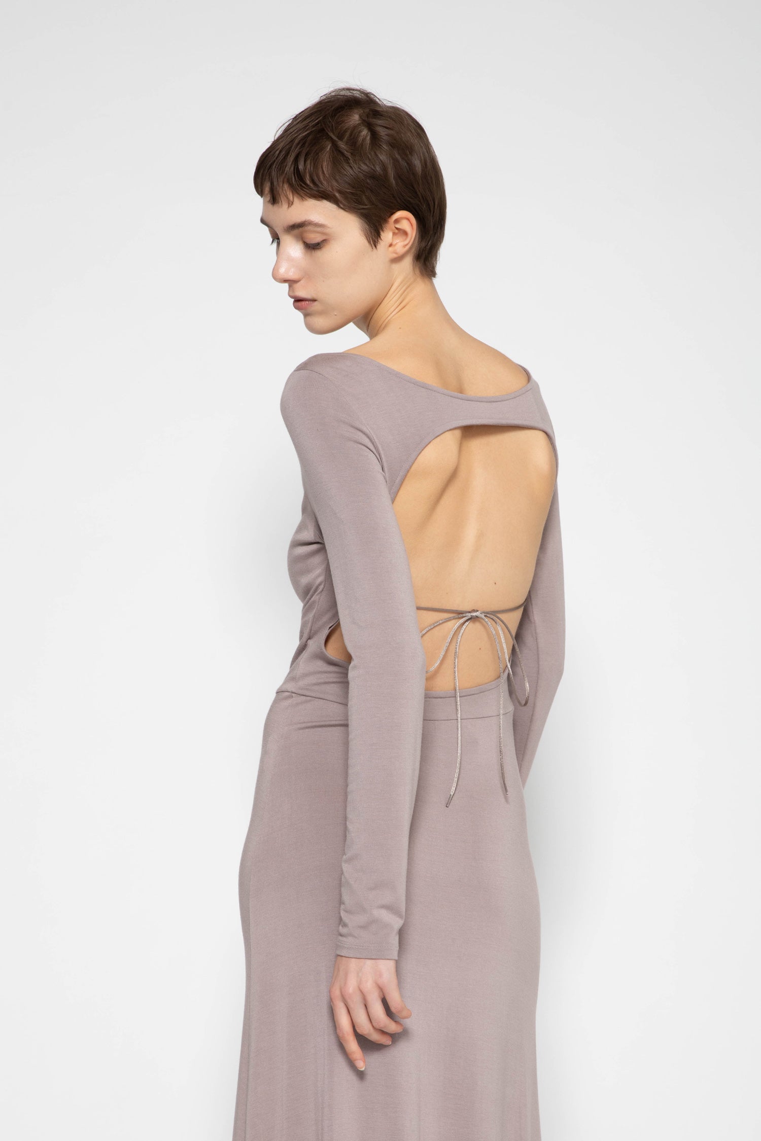 Collagen Open Back Dress