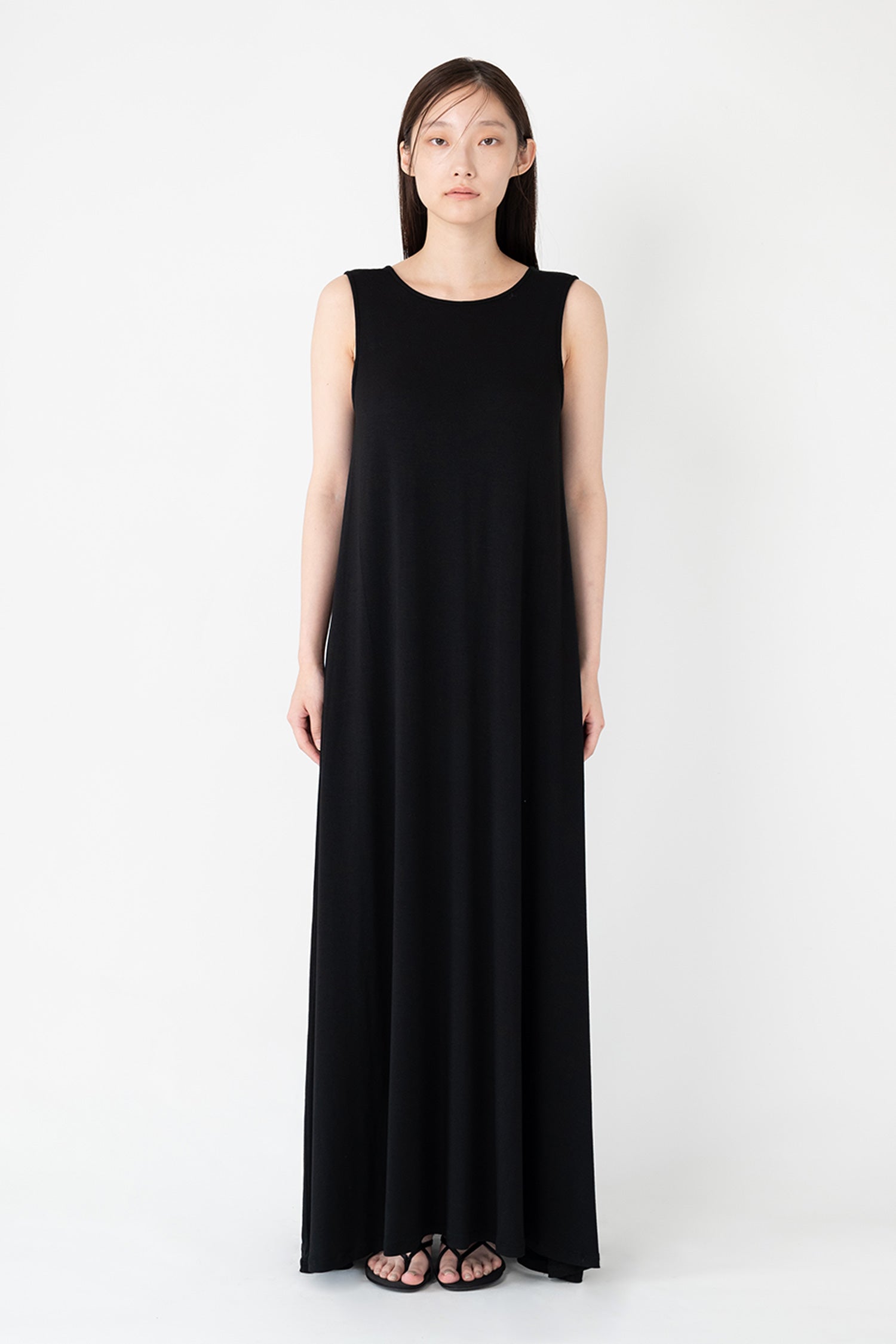 デターム determ Collagen V-Back Flared Dress Collagen Cardigan Dress – determ;