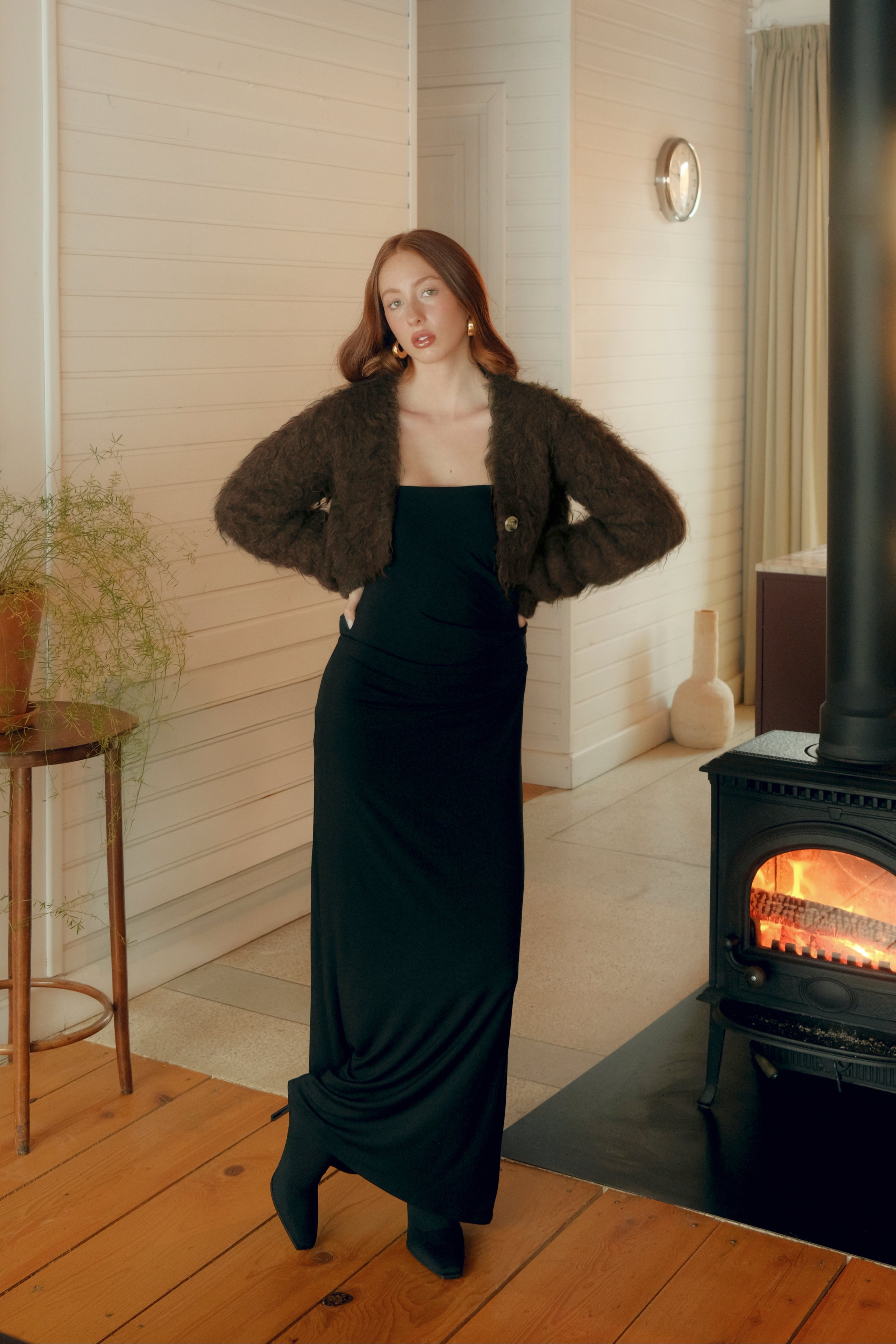 値下げdeterm デターム　黒 クロップド スウェットM 値下げdeterm デターム 黒 クロップド スウェットM