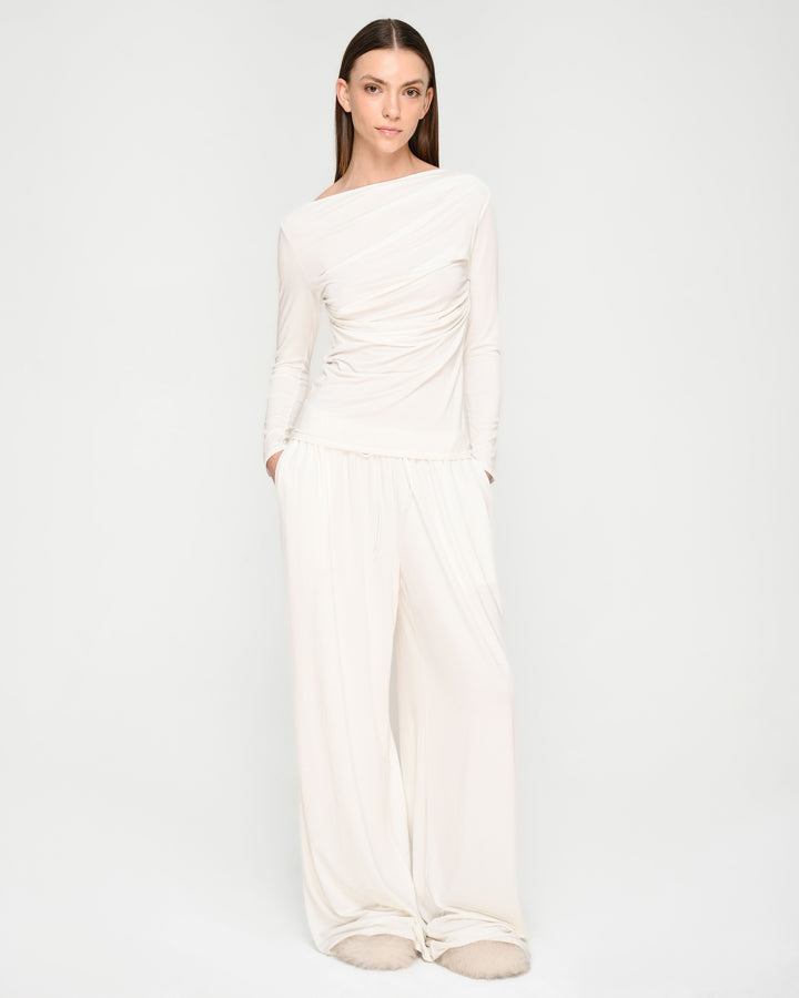Asymmetrical Draped Top