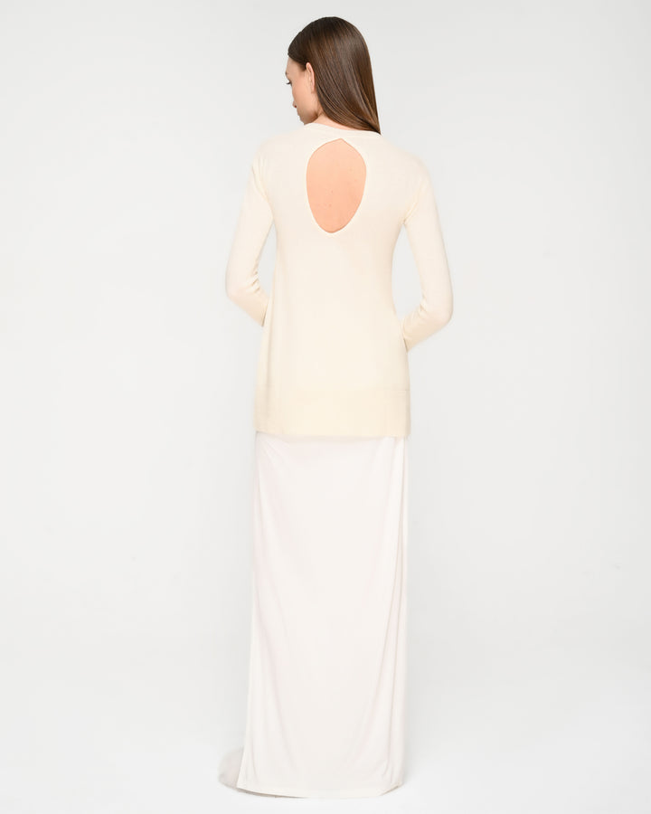 Double-Strap Waist Maxi Skirt