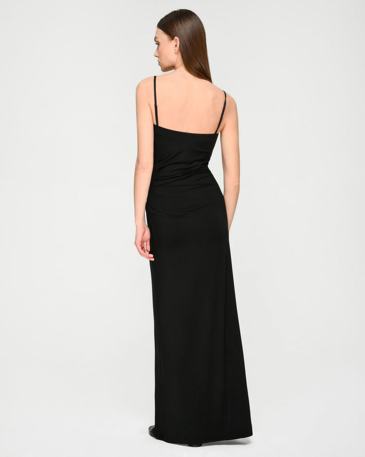 Collagen Gathered Tube Dress