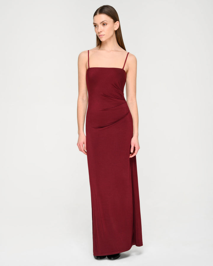 Collagen Gathered Tube Dress