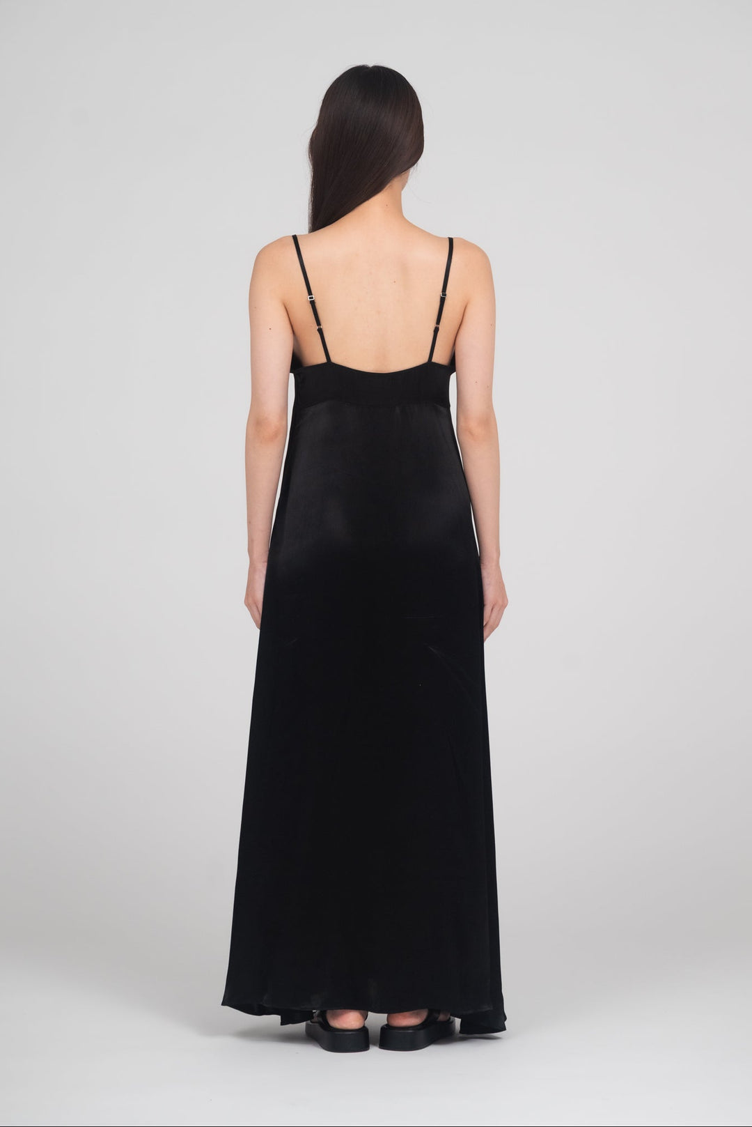 Collagen Satin Slip Dress