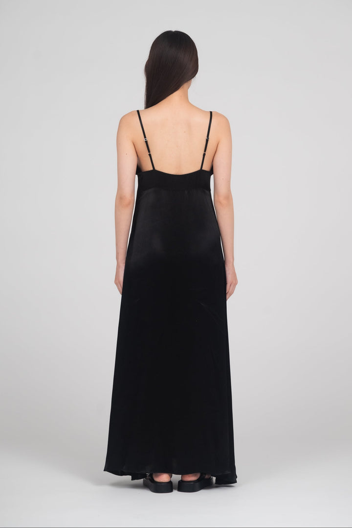 Collagen Satin Slip Dress