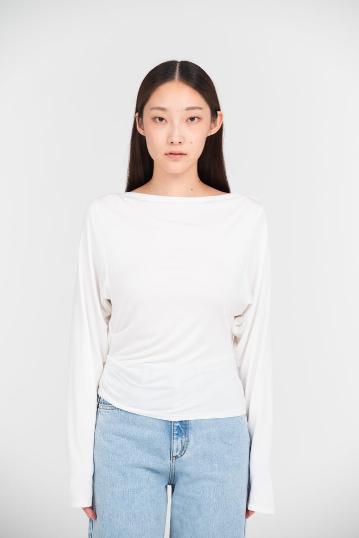 Collagen Draped Back Top