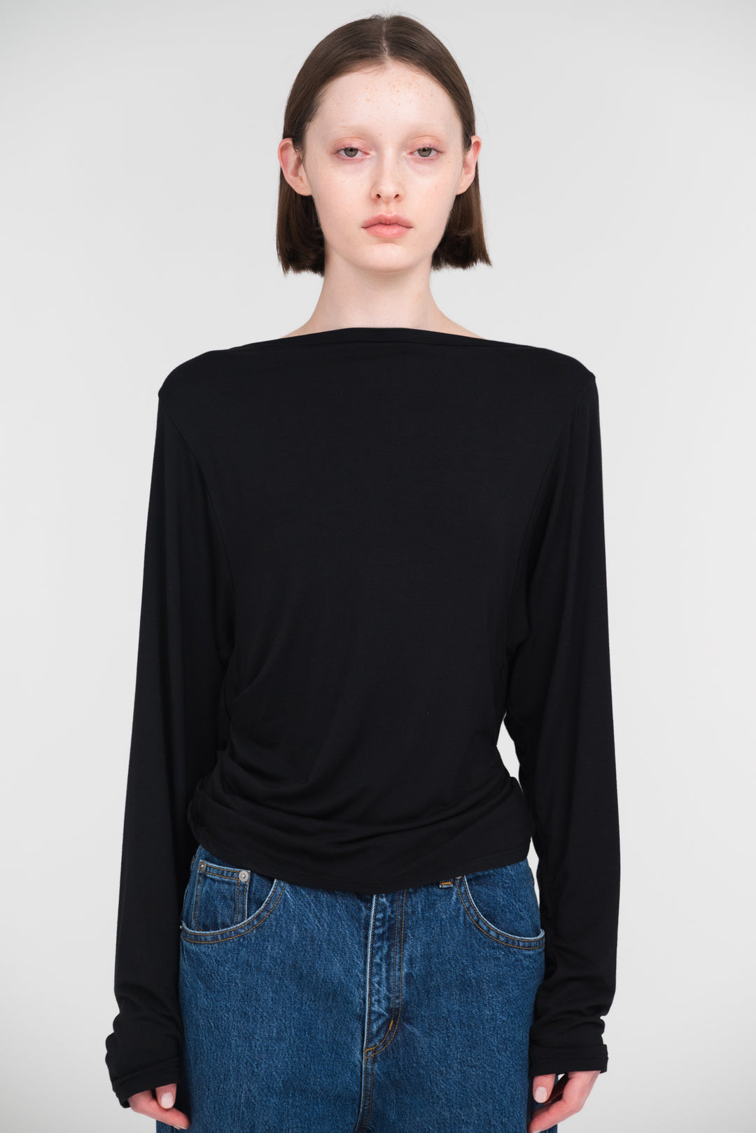 Collagen Draped Back Top