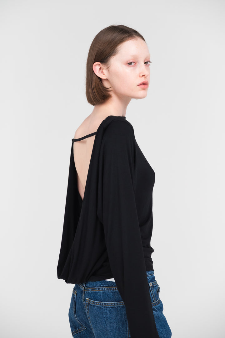 Collagen Draped Back Top