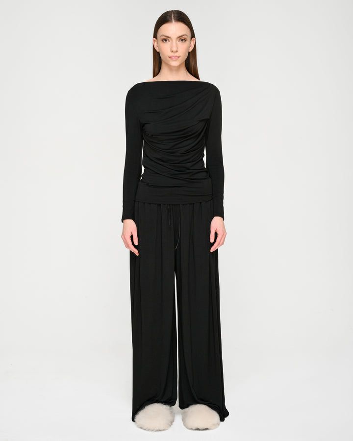 Asymmetrical Draped Top