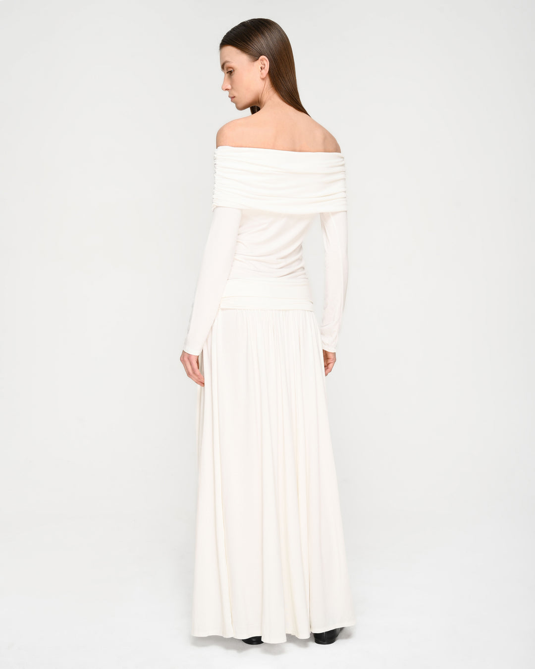 Cummerbund-Style Flared Skirt