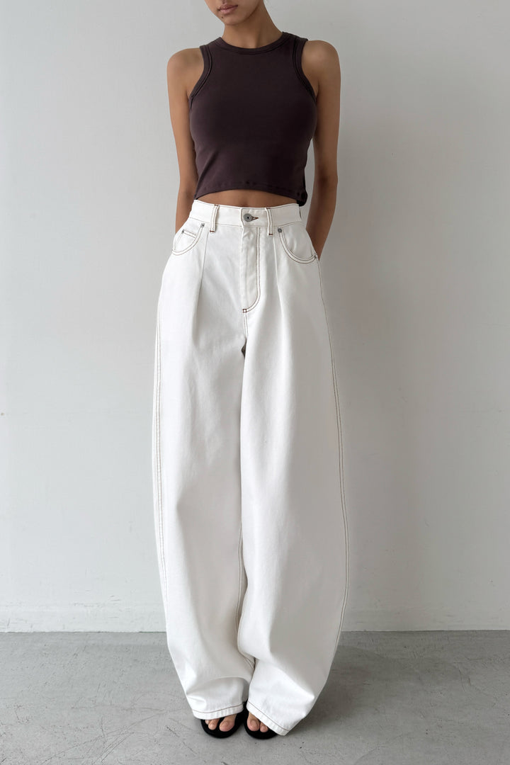 Collagen Cropped Tank with Cups
