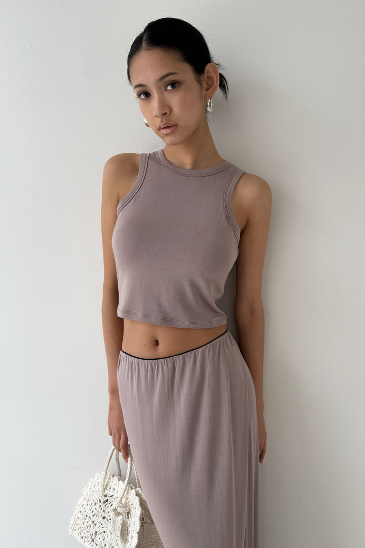 Collagen Cropped Tank with Cups