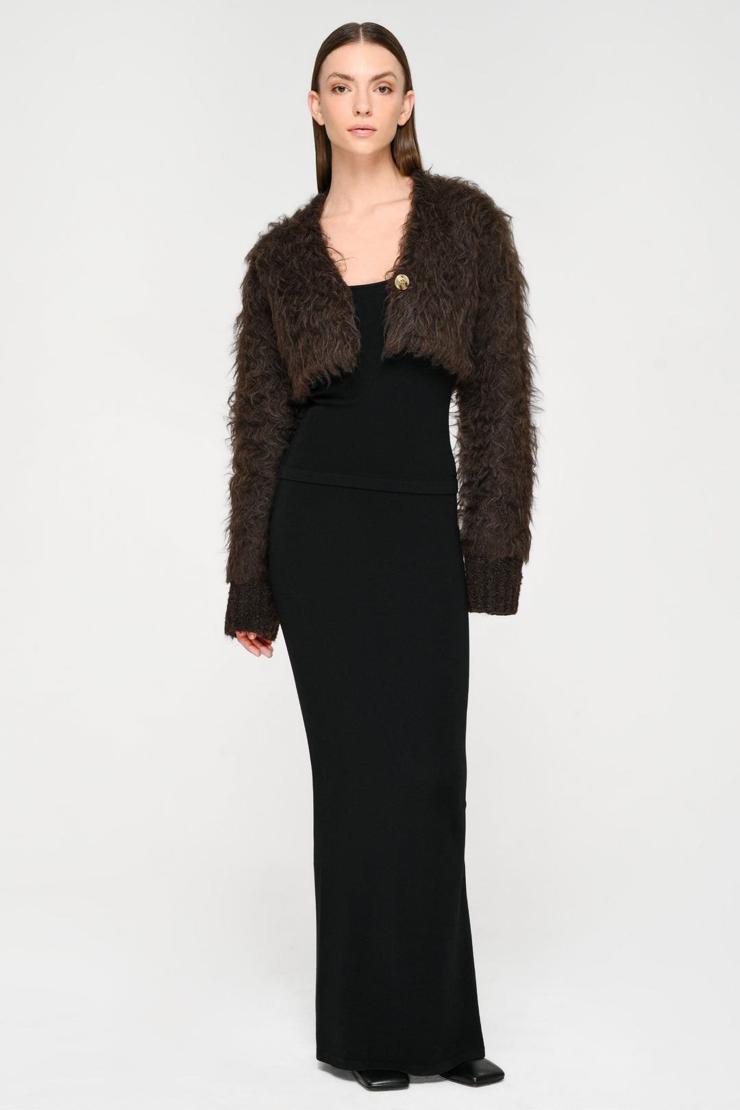 Collagen Ribbed Maxi Skirt