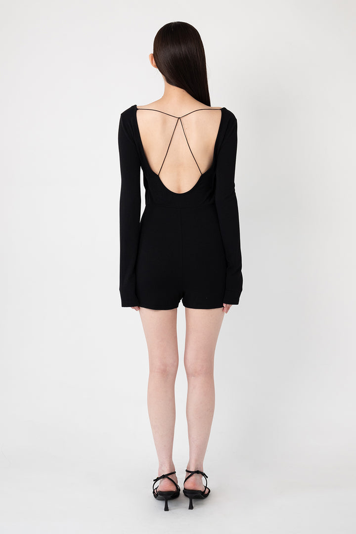 Collagen Square Neck Romper