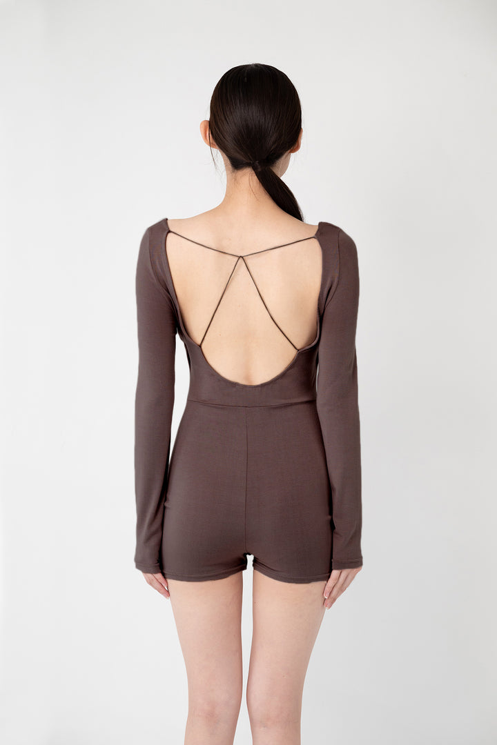 Collagen Square Neck Romper