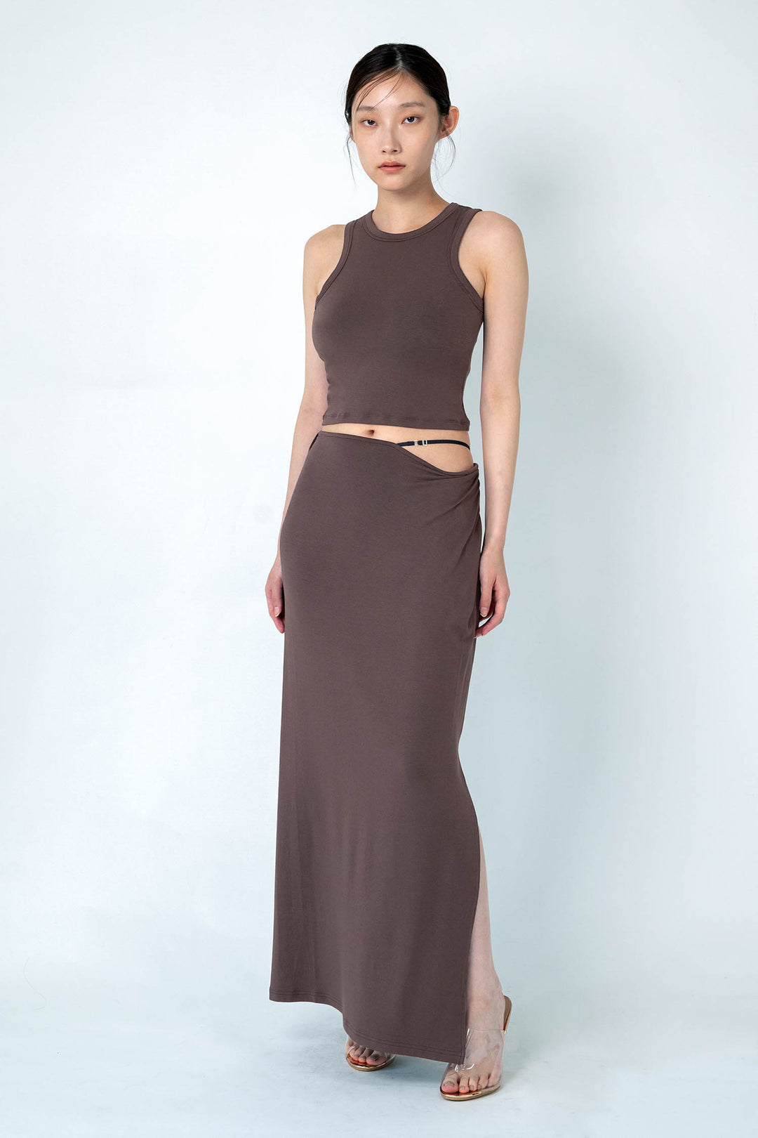 Collagen Strappy Maxi Skirt