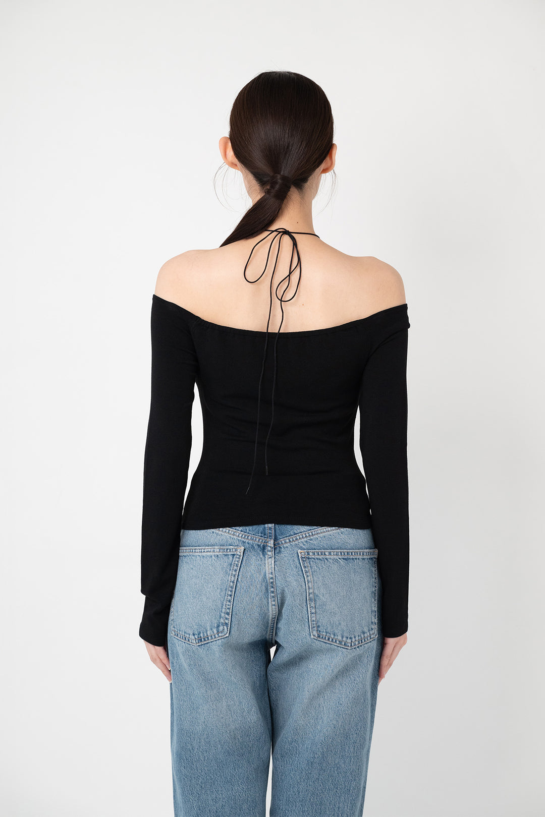 Gathered Off-shoulder Top