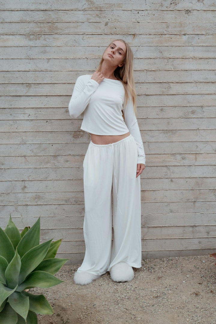 Collagen Wide-Leg Pants
