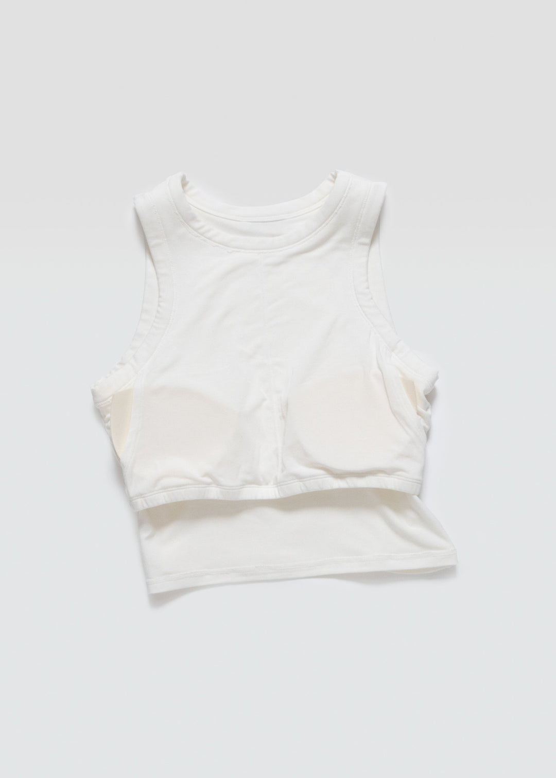 Collagen Cropped Tank with Cups