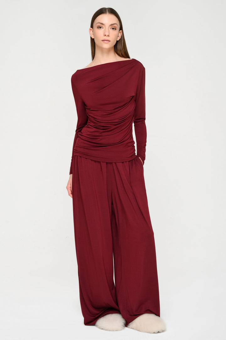 Collagen Wide-Leg Pants